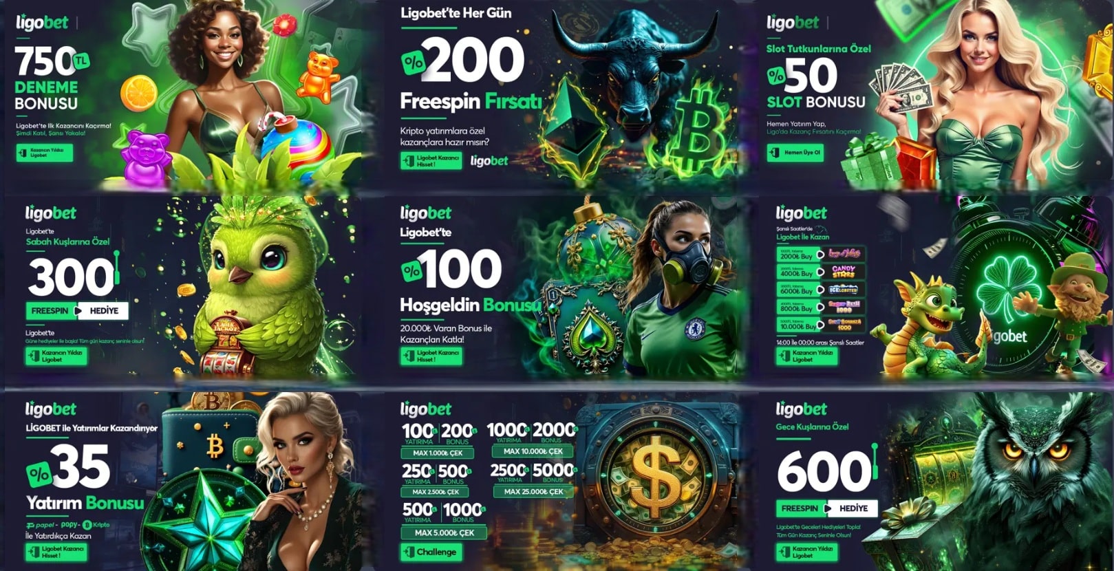 ligobet bonuslar